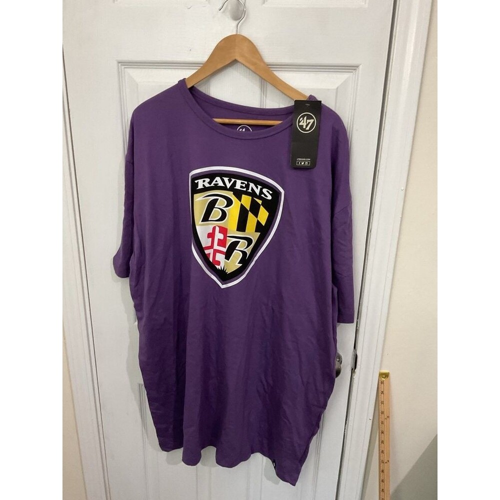 47 Brand Ravens Logo Purple T-Shirt 2XLT